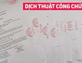 DỊCH THUẬT CÔNG CHỨNG