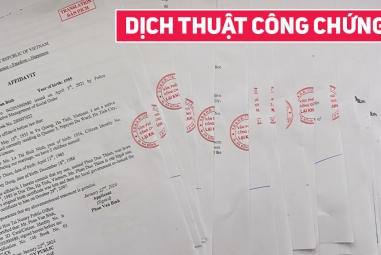 DỊCH THUẬT CÔNG CHỨNG